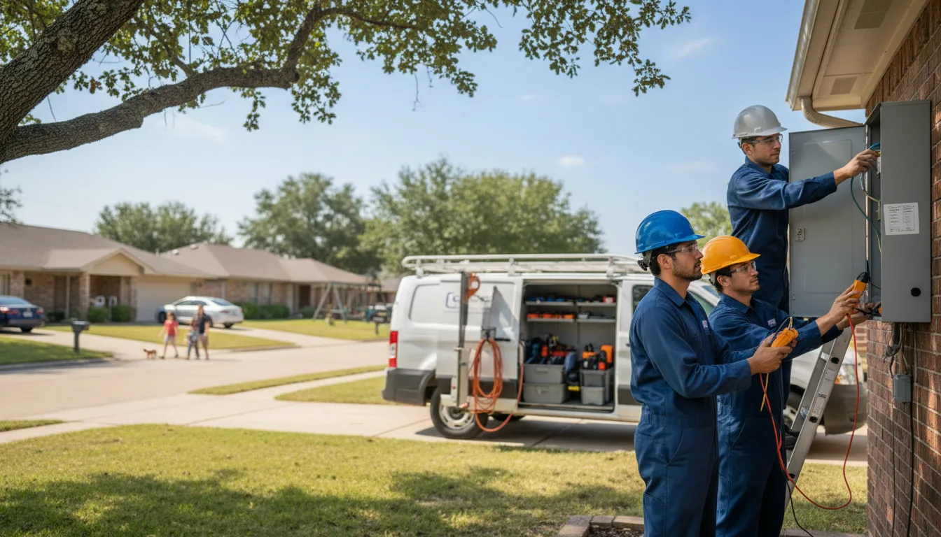 Certified electrician providing emergency electrical services in Lehigh, KS